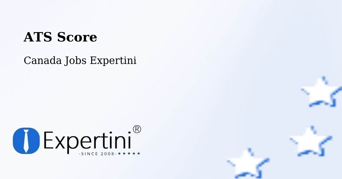 ATS Score - Canada Jobs Expertini